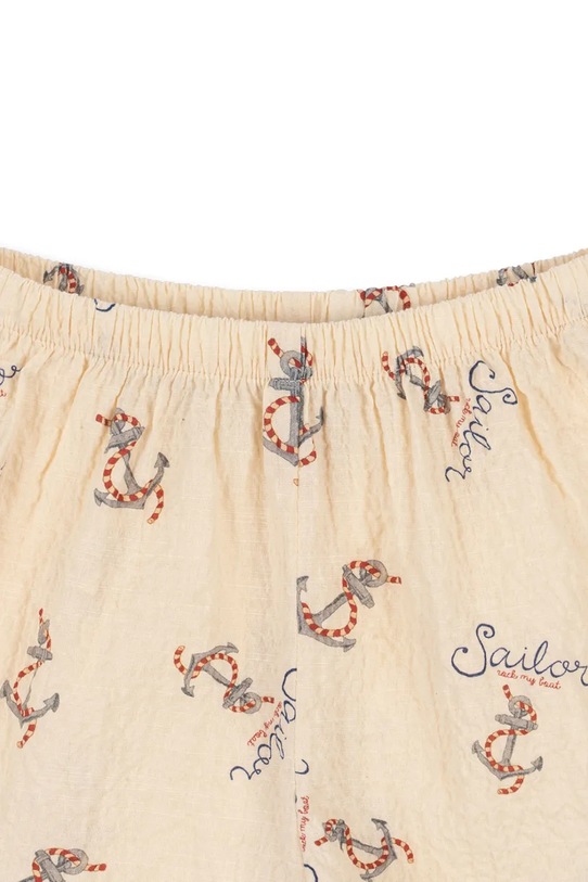 Konges Sløjd pantaloncini ELLIOT SHORTS GOTS beige KS103170