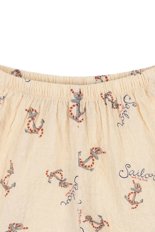 Σορτς Konges Sløjd ELLIOT SHORTS GOTS μπεζ KS103170