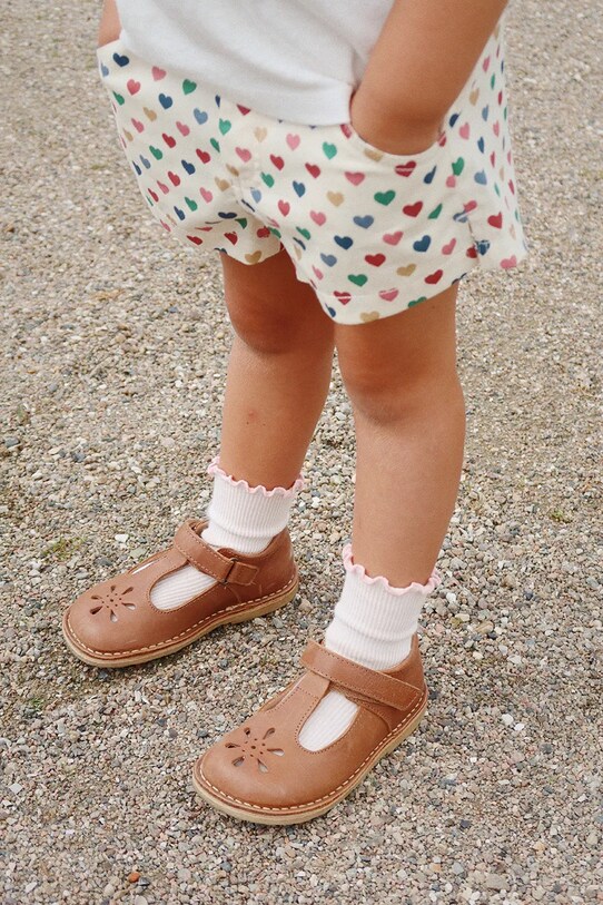 Konges Sløjd pantaloncini FRANKIE MINI SHORTS GOTS KS103183 beige