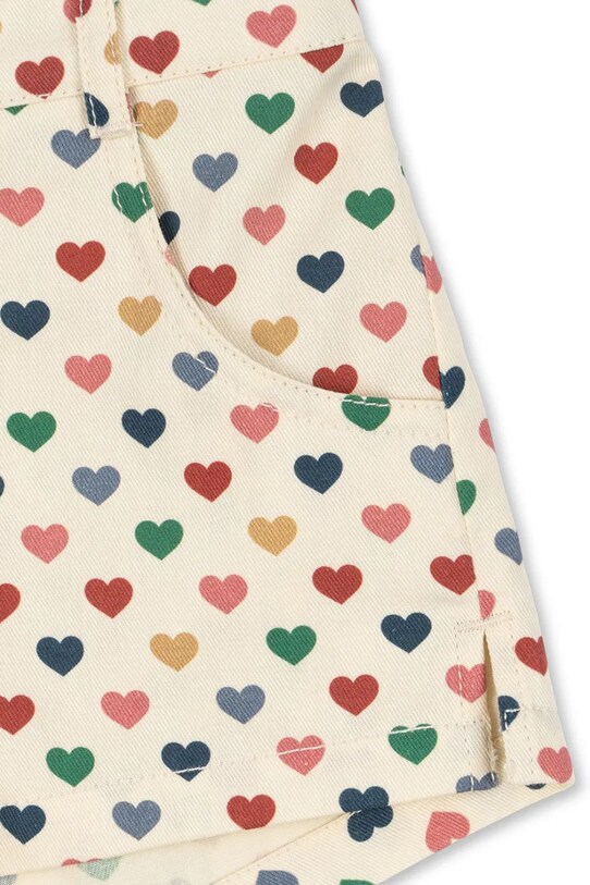 Konges Sløjd pantaloncini FRANKIE MINI SHORTS GOTS beige KS103183