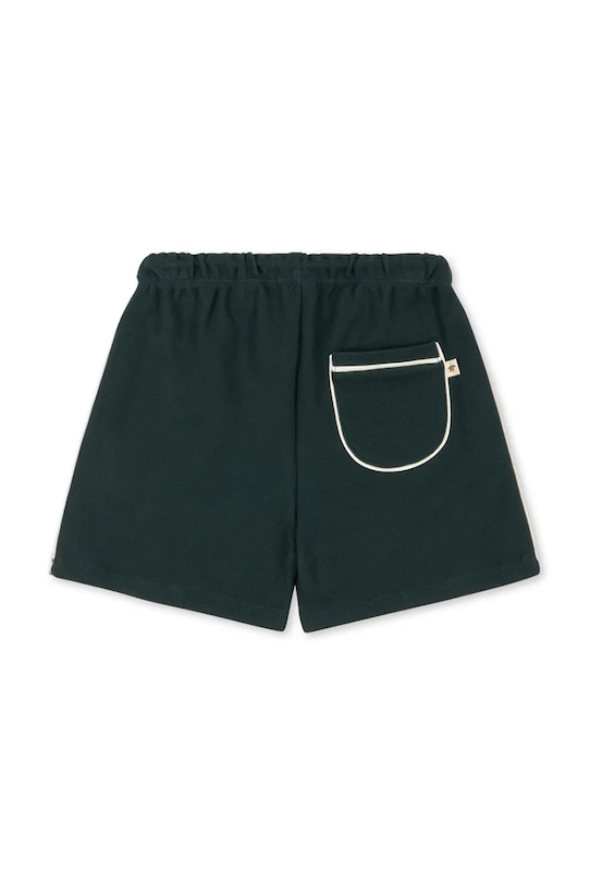 Konges Sløjd pantaloni scurți FLORIAN SHORTS GOTS KS103305 verde SS25