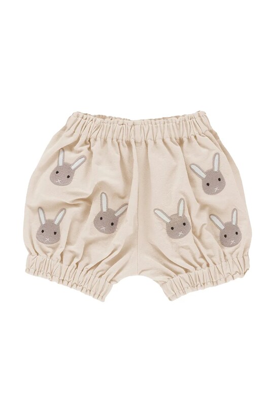 Βρεφικό βαμβακερό σορτς Donsje Carson Bloomers Bunnies 3029802 μπεζ AA00