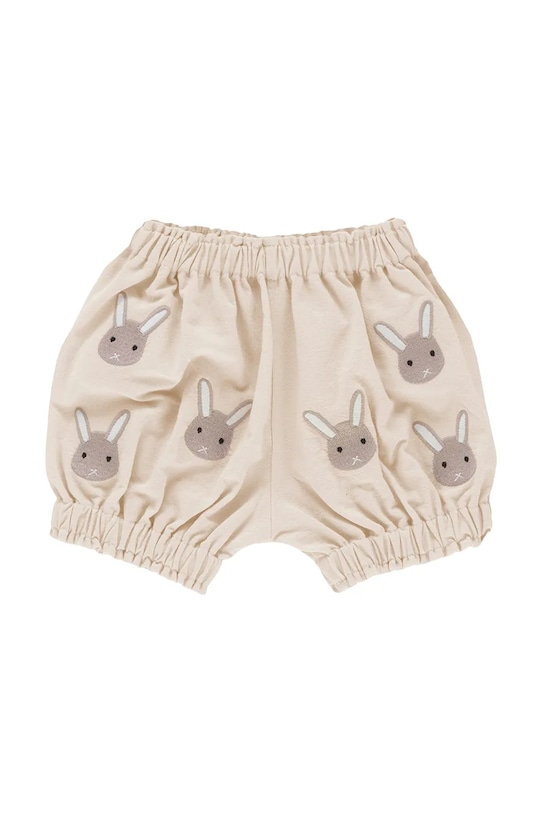 Detské bavlnené šortky Donsje Carson Bloomers Bunnies 3029802 béžová AA00