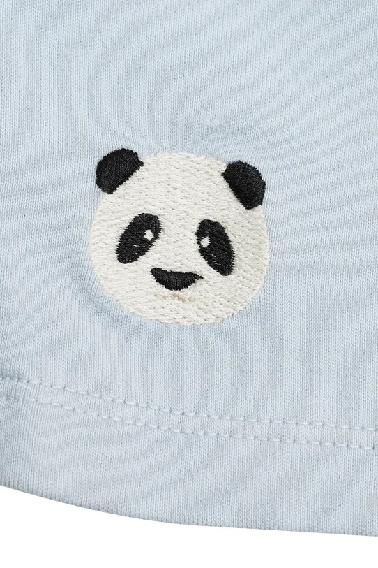 Donsje szorty bawełniane niemowlęce Ithri Shorts Panda niebieski 4096003.68.92