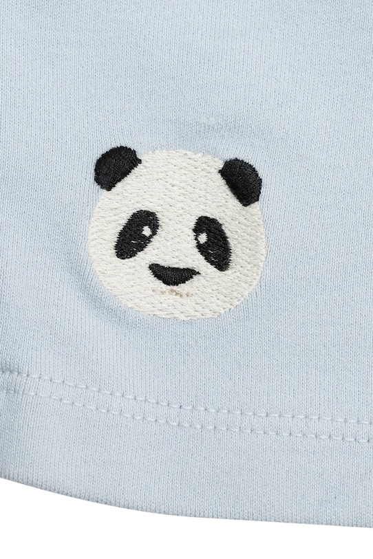 Donsje szorty bawełniane niemowlęce Ithri Shorts Panda niebieski 4096003.68.92