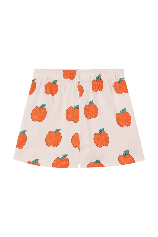 Tinycottons shorts di lana bambino/a APPLES SHORT SS25.035 rosa SS25