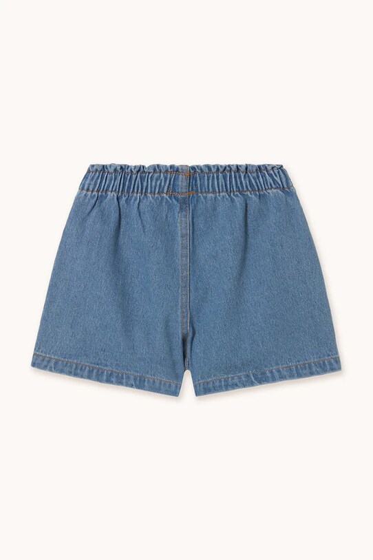 Tinycottons szorty bawełniane dziecięce STRAWBERRIES WOVEN SHORT SS25.249 niebieski SS25