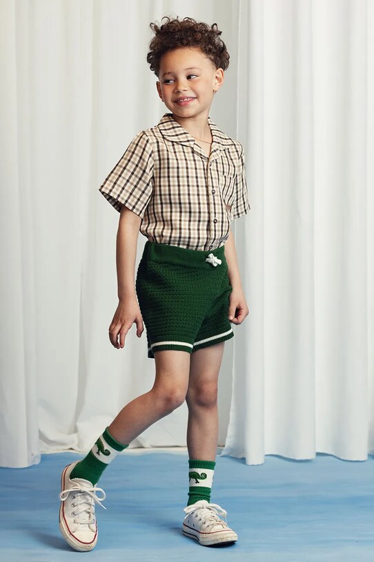 Παιδικό βαμβακερό σορτς Mini Rodini 2523013975