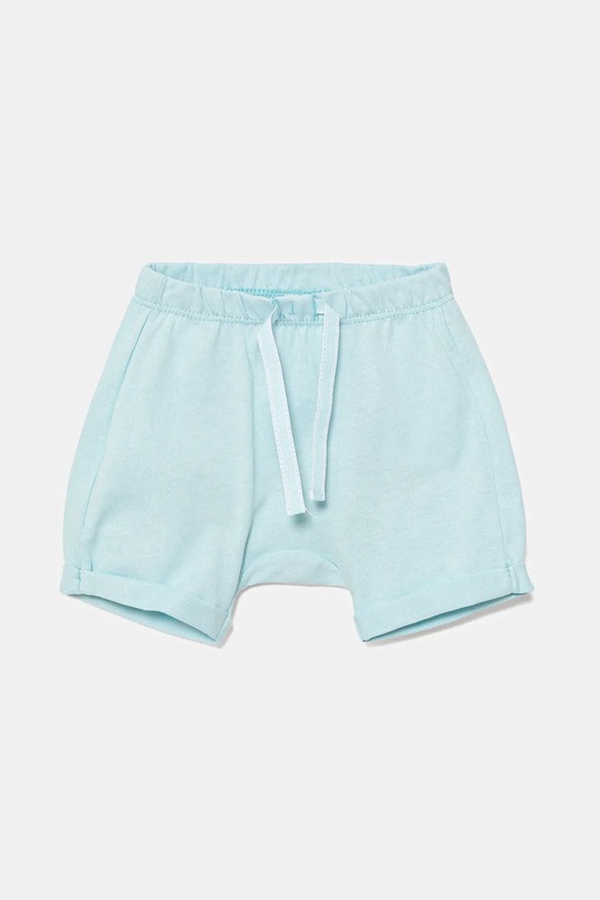 United Colors of Benetton pantaloni scurți din bumbac pentru bebeluși casual albastru 3MI5A900H.W.Seasonal