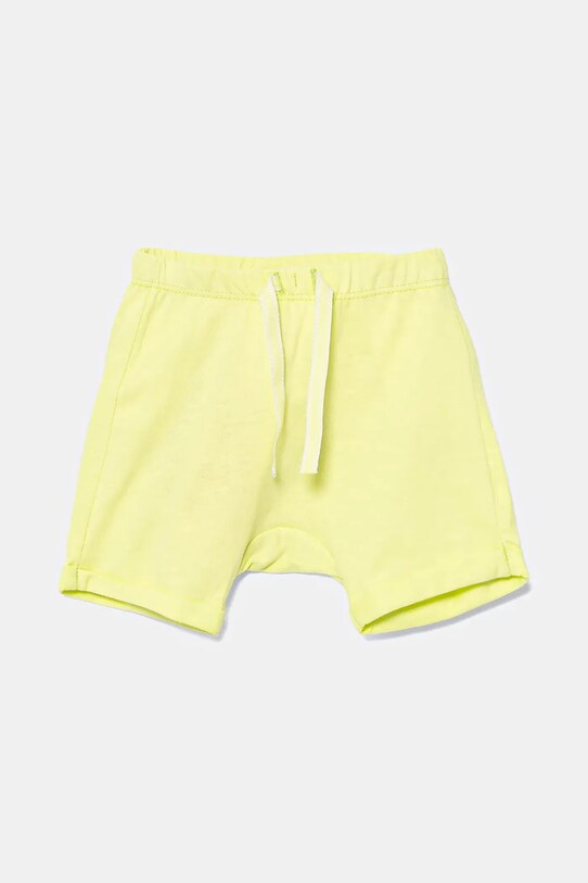 Бавовняні дитячі шорти United Colors of Benetton бавовна зелений 3MI5A900H.W.Seasonal