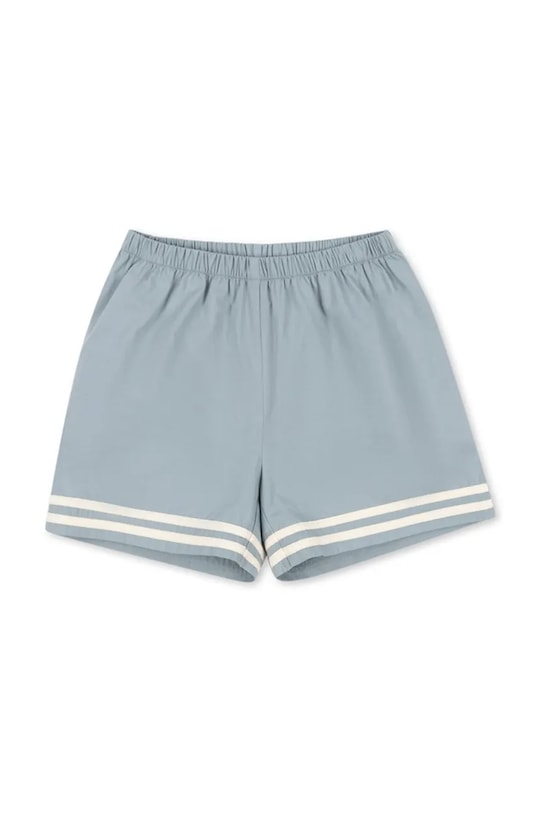 Detské bavlnené šortky Konges Sløjd CELEBRATION SAILOR SHORTS GOTS bavlna modrá KS103569