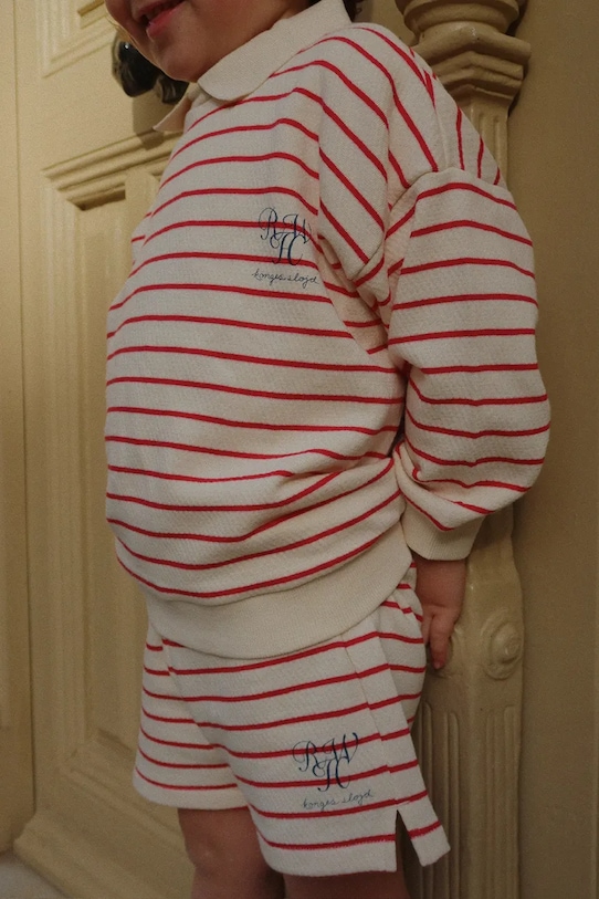 Konges Sløjd pantaloni scurți din bumbac pentru copii RHW X KS LARGO SHORTS GOTS KS103607