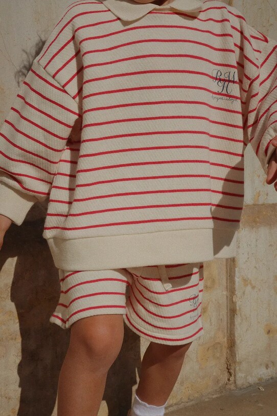Konges Sløjd szorty bawełniane dziecięce RHW X KS LARGO SHORTS GOTS KS103607