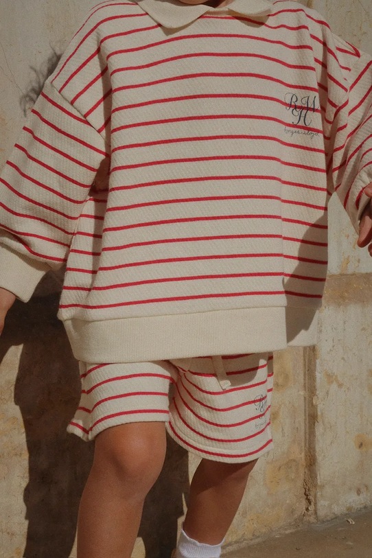 Konges Sløjd pantaloni scurți din bumbac pentru copii RHW X KS LARGO SHORTS GOTS KS103607