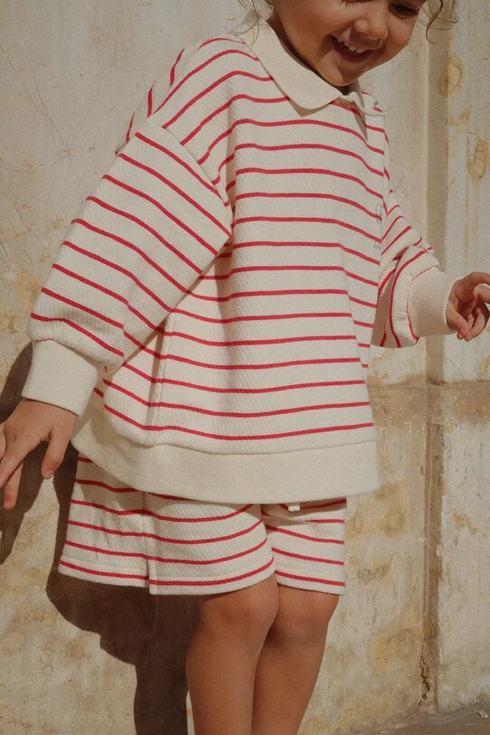 Konges Sløjd pantaloni scurți din bumbac pentru copii RHW X KS LARGO SHORTS GOTS KS103607