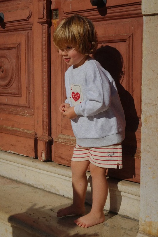 Konges Sløjd pantaloni scurți din bumbac pentru copii RHW X KS LARGO SHORTS GOTS KS103607