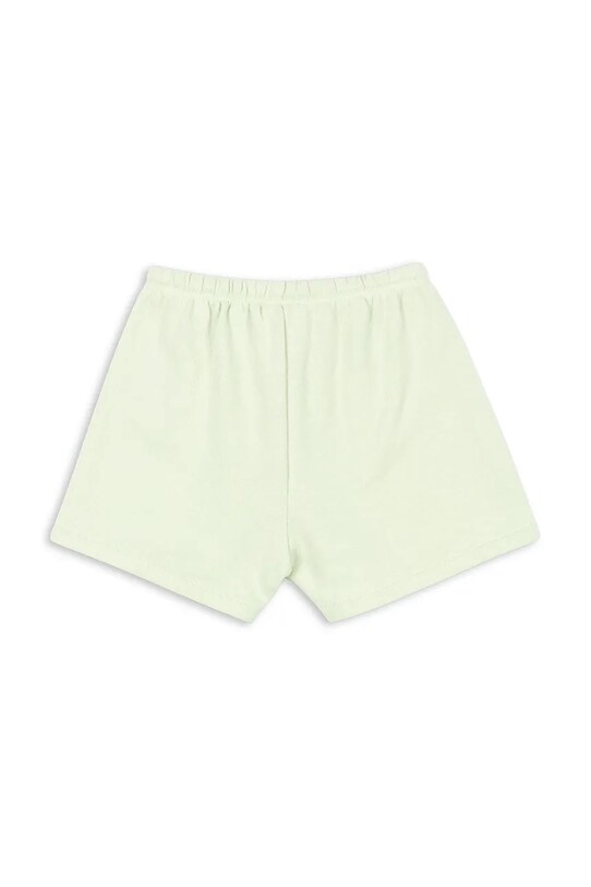 Băieți Konges Sløjd pantaloni scurți din bumbac pentru copii RHW X KS MONO SHORTS GOTS KS103618 verde