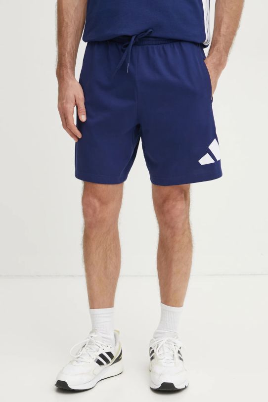 Σορτς adidas Essentials πλεκτό ύφασμα σκούρο μπλε IS6910