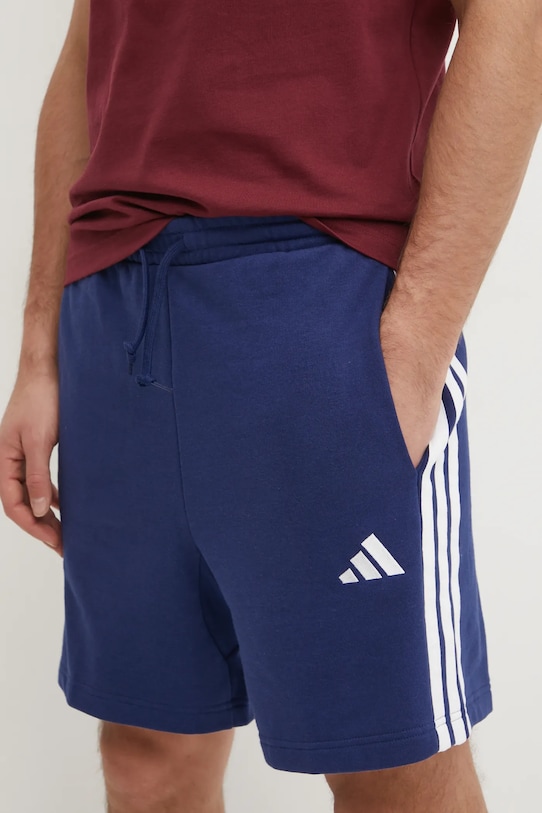 adidas pantaloni scurti Essentials tricotaj bleumarin JE6417