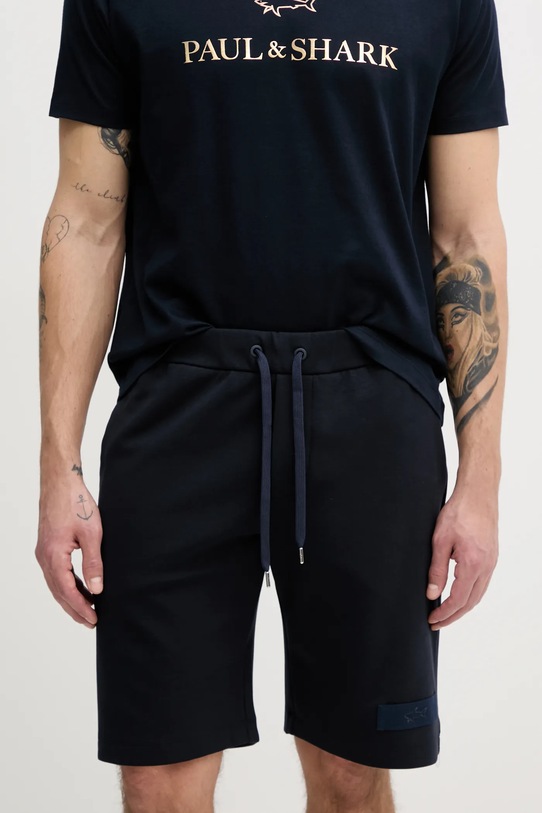 Paul&Shark pantaloni scurti tricotaj bleumarin 25411850