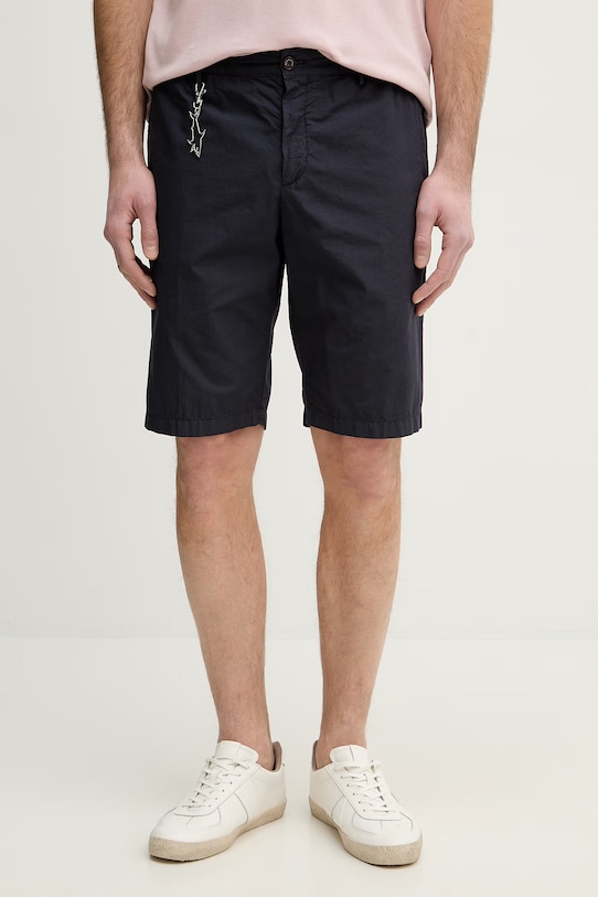 Paul&Shark pantaloni scurți din bumbac bumbac bleumarin 25414026
