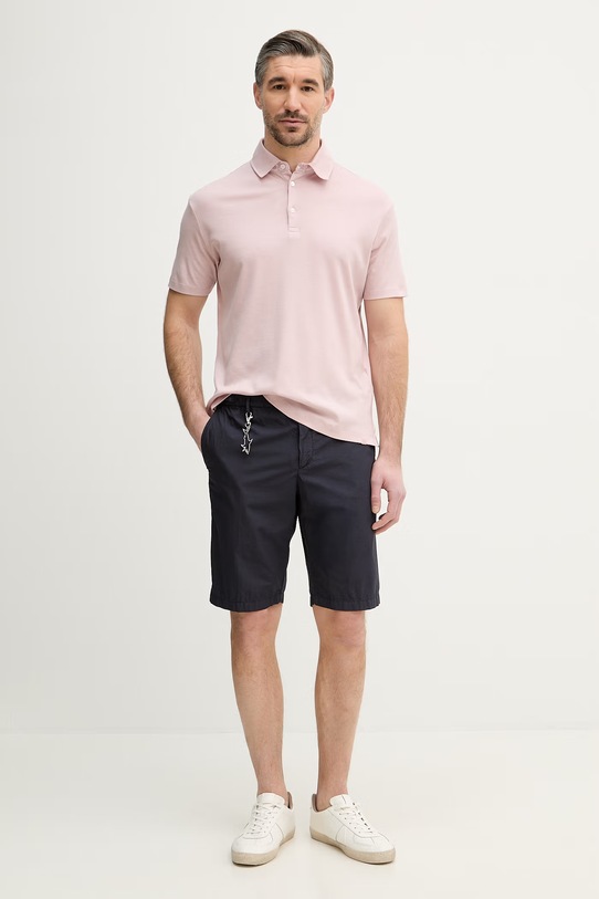 Paul&Shark pantaloni scurți din bumbac 25414026 bleumarin SS25