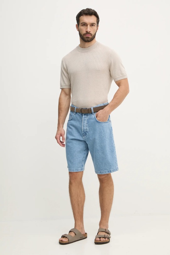 Дънков къс панталон Emporio Armani EM001723.AF13269 син SS25