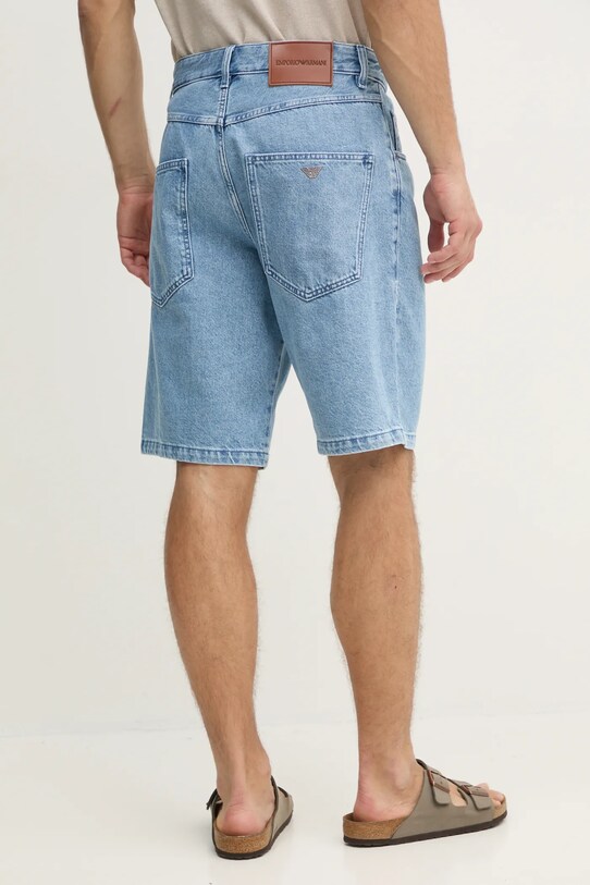 Odzież Emporio Armani szorty jeansowe EM001723.AF13269 niebieski