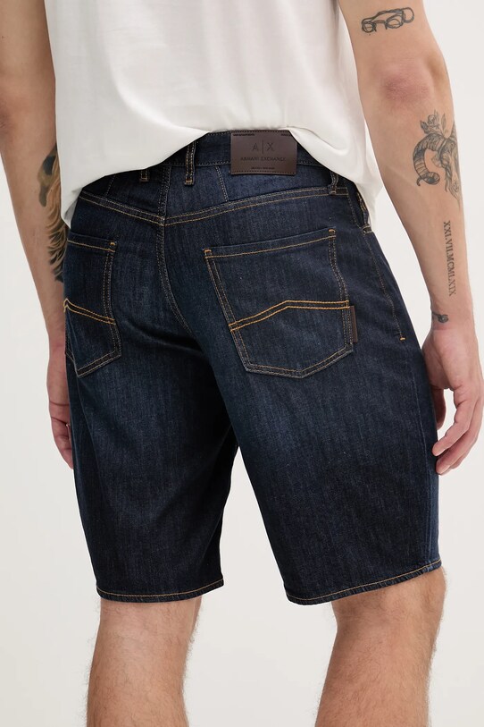 Odzież Armani Exchange szorty jeansowe XM000073.AF13089 granatowy