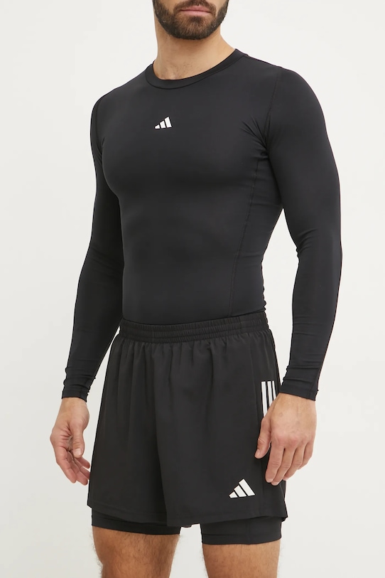 Шорти для бігу adidas Performance Own The Run тканина чорний JM5400