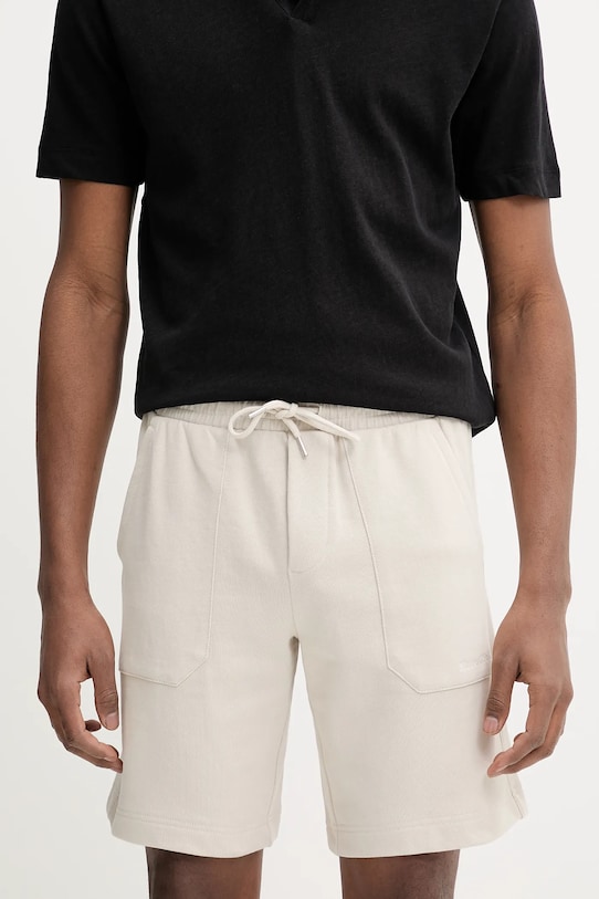 Marc O'Polo pantaloni scurti din bumbac bumbac bej 523402417010