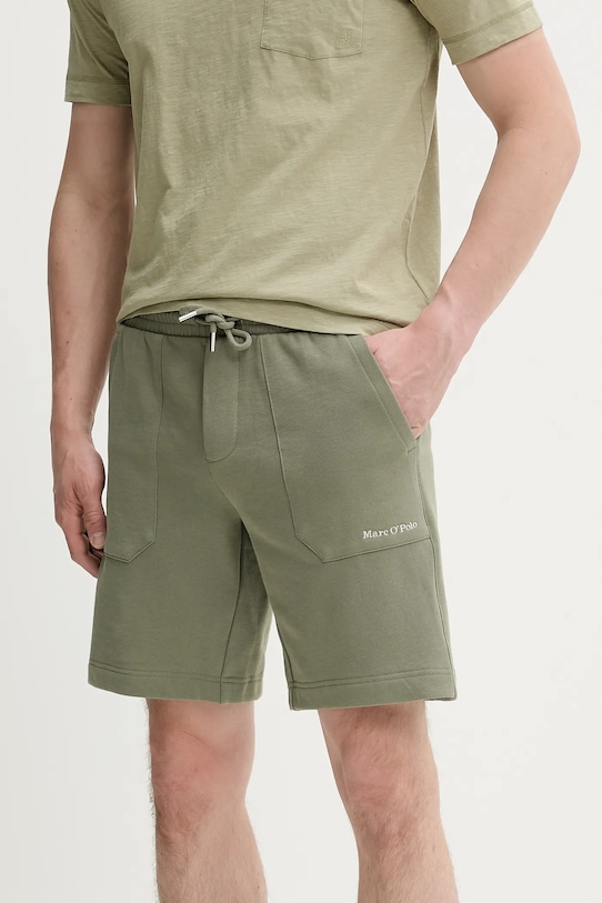 Βαμβακερό σορτσάκι Marc O'Polo βαμβάκι πράσινο 523402417010