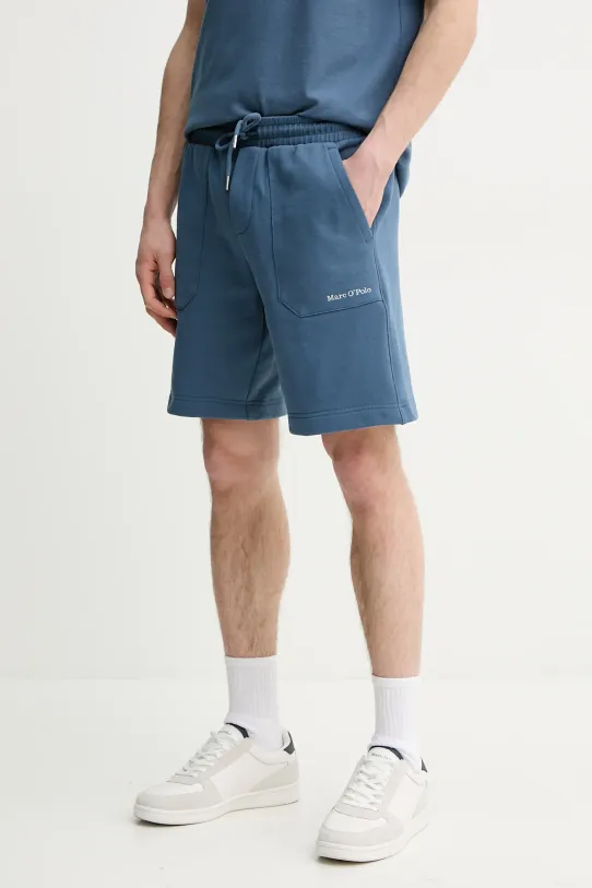 Marc O'Polo szorty bawełniane bawełna niebieski 523402417010