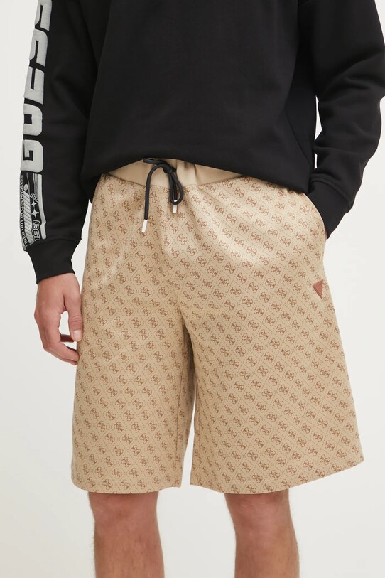 Kraťasy Guess KORBIN pletenina béžová Z4YD03.FL04Q