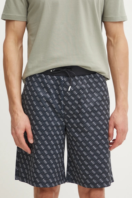 Guess pantaloni scurți KORBIN tricotaj negru Z4YD03.FL04Q