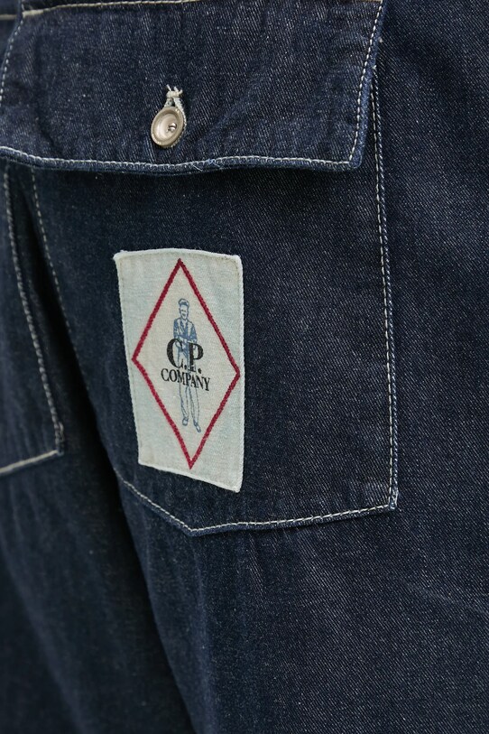 C.P. Company szorty jeansowe granatowy 18CMBE158A110295W