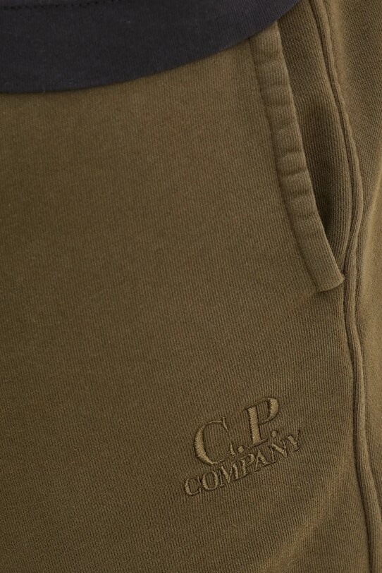 C.P. Company pantaloni scurti din bumbac 18CMSB101B110044G verde