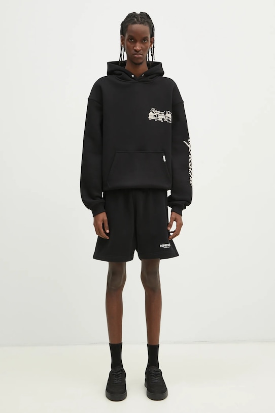 Хлопковые шорты Represent Owners Club Shorts OCM100004.01 чёрный