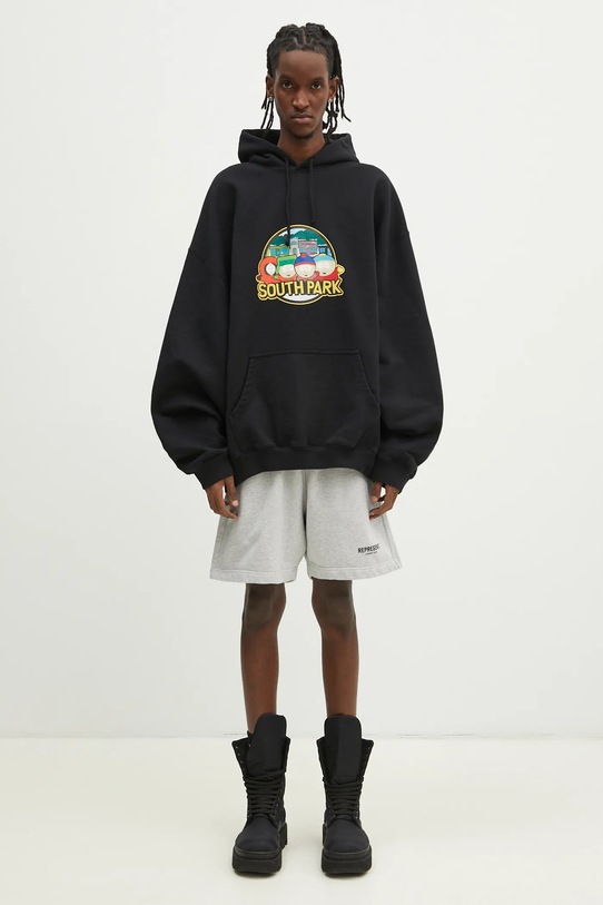 Βαμβακερό σορτσάκι Represent Owners Club Shorts γκρί OCM100004.158