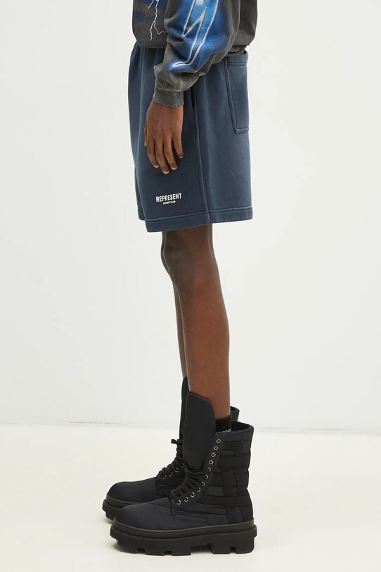 Bavlněné šortky Represent Owners Club Shorts OCM100004.224 námořnická modř SS25