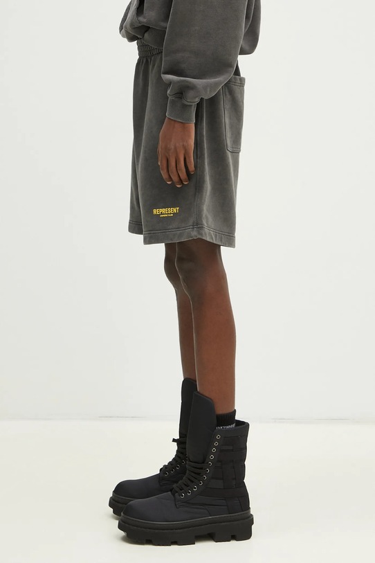 Represent szorty bawełniane Owners Club Shorts OCM100004.4734 szary SS25
