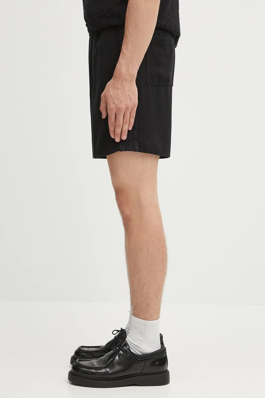 Represent szorty Knitted Panel Short MLM71023.01 czarny SS25