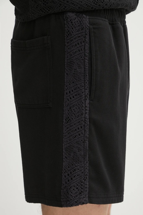Represent szorty Knitted Panel Short czarny MLM71023.01