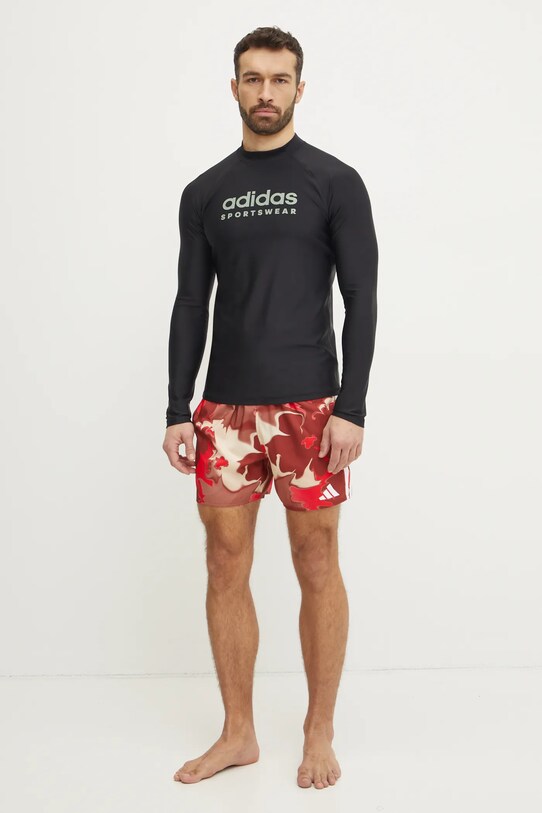 adidas pantaloncini TIE DYE SH 5IN JF6092 marrone SS25