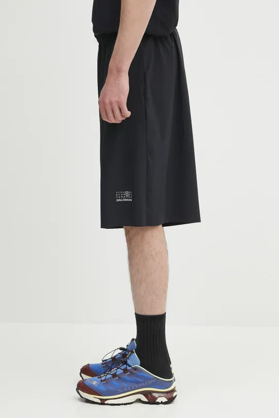 Σορτς MM6 Maison Margiela x Salomon SH0MU0017 μαύρο SS25