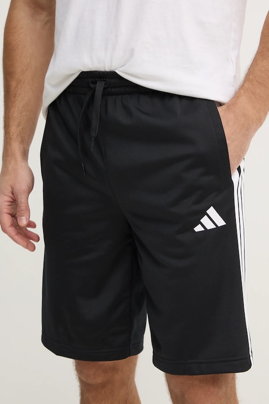 Kratke hlače adidas 3-Stripes Pletenina črna JI8798