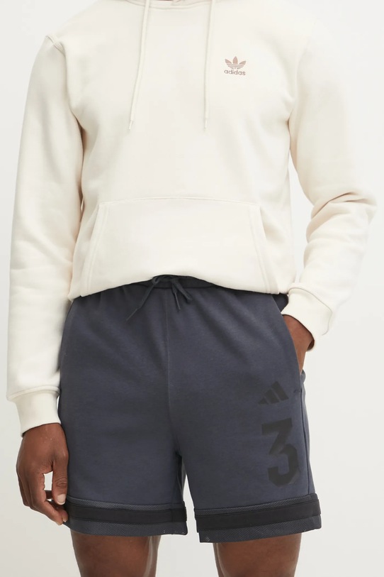 adidas szorty US Sports dzianina szary JD8090