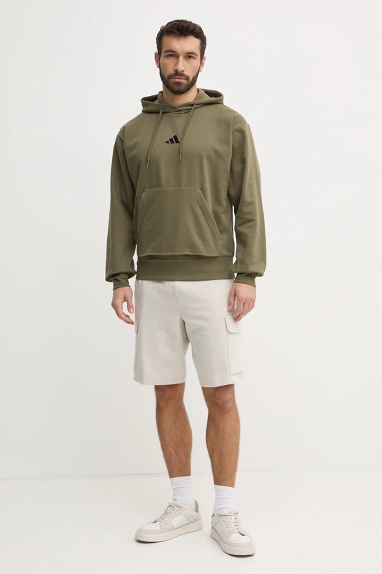 Σορτς adidas Feelcozy IN6084 μπεζ SS25