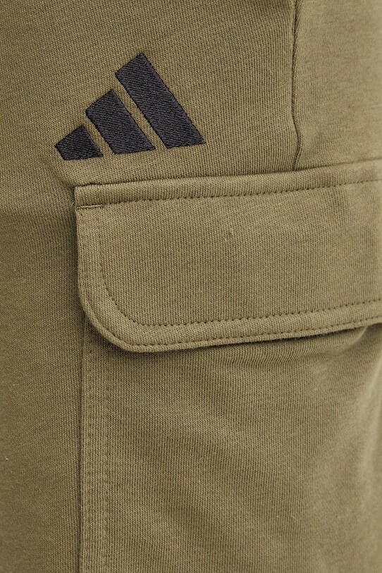 adidas pantaloni scurți Feelcozy verde JE6292