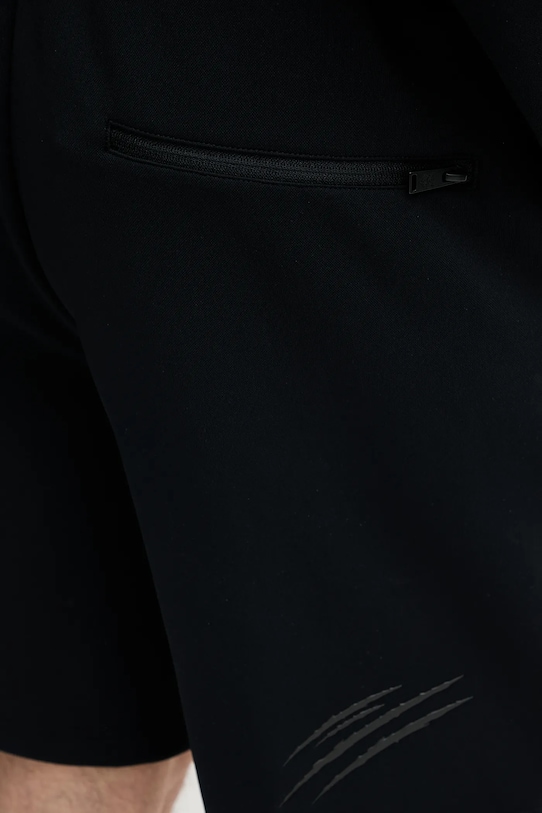 Îmbrăcăminte PLEIN SPORT pantaloni scurți SAEC.MJT2476.STE003N negru